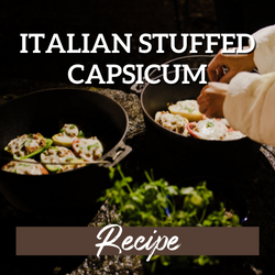 Italian stuffed capsicum recipe