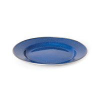 26cm Flat Plate S/S Rim Blue